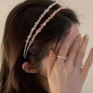 크리스탈 머리띠 헤어밴드 여성 두꺼운