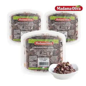 [보라티알] (냉장)마다마 냉장 블랙레치노 올리브 샐러드 150gX3개