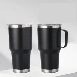 대용량 손잡이 스텐 텀블러 이중 보온 보냉병 900ml(30oz)