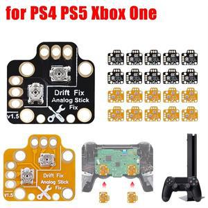 PS4 PS5 Xbox One 범용 컨트롤러 아날로그 썸스틱 드리프트 수정 모드용 게임패드 조이스틱 수리 보드 모듈