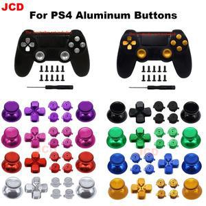 PS4 금속 버섯 캡용 1 세트 엄지 알루미늄 버튼 XY 크로스 SLIM PRO 컨트롤러 핸들 용 썸 스틱