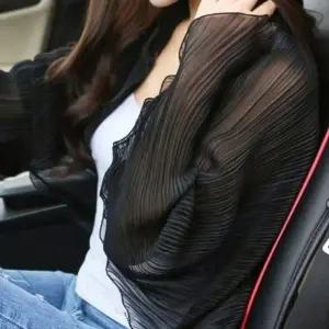 패션스타일 가디건 커버 팔뚝 플 볼레로 주름 컬러 숏