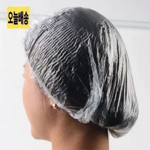 ( )100P비닐헤어캡슬림형 헤어캡비닐 헤어커버일회용 일회용헤어캡