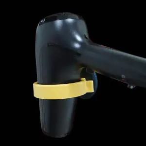 거치대 드라이기 노랑 부착식