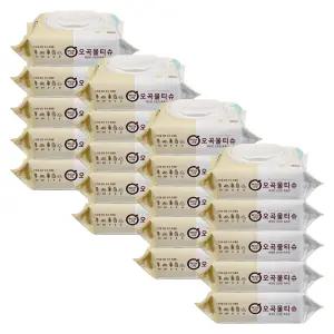 깨끗한나라 오곡 물티슈 캡형 100매 X 20개(1박스)