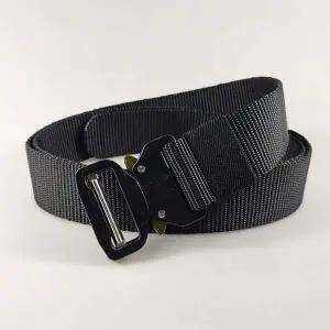 남자 등산 청바지 캐주얼 패브릭 벨트 버클 원터치