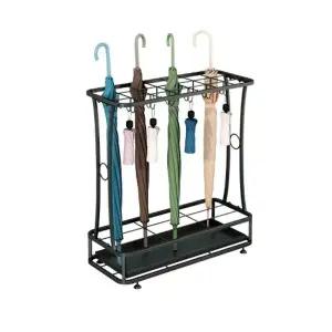 (옵션 선택)조립식 철제 우산 거치대 18구 현관장 빗물받이 우산보관 다용도 펜트리