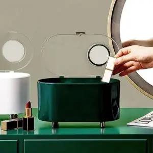 먼지차단 투명커버 공간연출 립스틱정리함