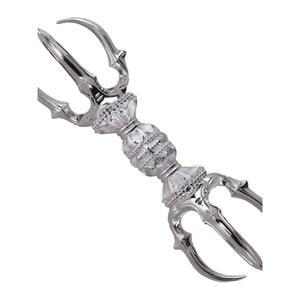 불교의식용 순은 금강저 부적 Vajra 은장식 목걸이 불교 오고저 순은장식 순은보저