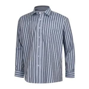 [파파브로] 남성 간절기 스트라이프 배색 셔츠 DE-SHA-0028