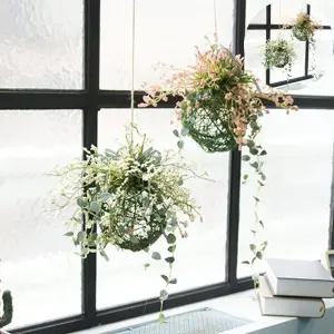 조화인테리어 핸드메이드 라벤더 조화볼 대 조화꽃 인테리어 1P