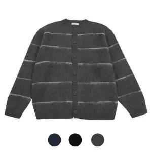 [모로엠] 남성 소프트 브러시 스트라이프 가디건 RM-CA-BRUSH