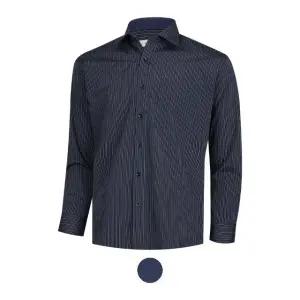 [파파브로] 남성 스트라이프 배색 면 간절기 셔츠 DE-SHA-3441