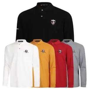 [파파브로] 남성 스판 소프트 자수 카라 티셔츠 OTM-KAA-026