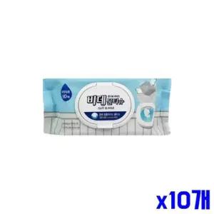 물에 잘 풀리는 비데 물티슈 60매 x10개묶음 비데티슈