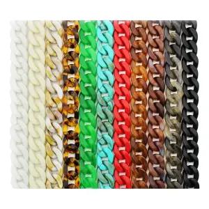 직수입 레오파드 마블 아크릴 안경줄 마스크걸이