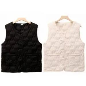 패딩조끼 슬림 윈터 여성 여자 따뜻 패션 방한 조끼