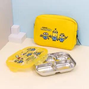 [보리보리/릴팡]릴팡 미니언즈 프리미엄가방스텐식판세트