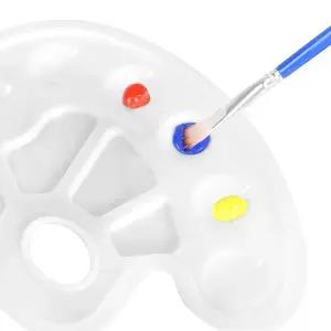 DD 10구 물감 11317 파레트 미술 엄지 타원형 팔레트