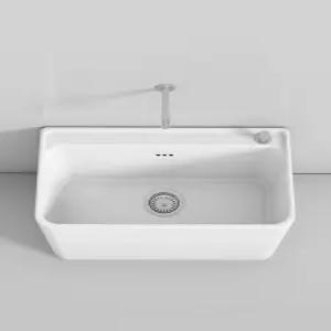 간이 세면대 캠핑장 세라믹 벽걸이형 걸레세면대