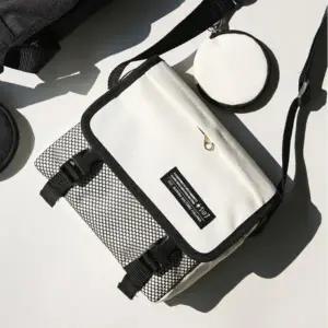 스포티 캐주얼 크로스백 패션 캔버스백 (2color)