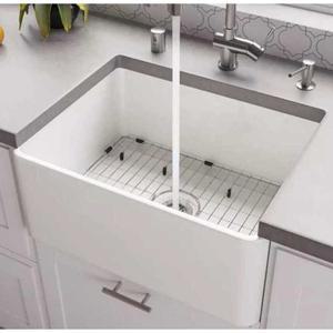 세라믹 싱크볼 도자기 도기 사각 510x460x255mm 교체 21인치 화이트 싱크대 A타입