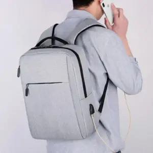 충전 가능한 스마트 USB 포트 백팩 여행용 가방