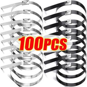 스테인레스 스틸 블랙 실버 케이블 금속 코팅 자동 잠금 헤비 듀티 패스너  지퍼 배기 랩