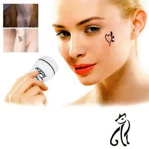 [하프클럽/]타투 스탬프 대형 유앤미 여우 디자인 손목 인쇄 자수