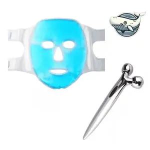 [하프클럽/]수딩 쿨링 마스크 및 마사지 롤러 피부 진정