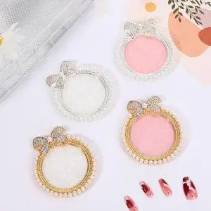 [하프클럽/]네일아트 진주 팔레트 쥬얼리 소품 네일용 화이트 네일장식