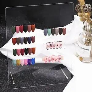 [하프클럽/]투명 사각 네일 소품 정리함 아트 스탠드