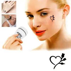 [하프클럽/]타투 스탬프 장미하트 디자인 유앤미 대형 L1 도장