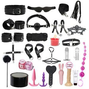 수족갑 세트 수갑 풀 족쇄 집게 안대 게그볼