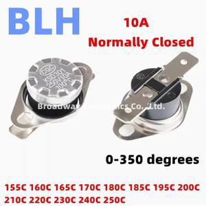 KSD301 155 160 165 170 180 185 195 200 210 220 230 240 250 C 학위 10A 정상 폐쇄 개방 온도 스위치 조