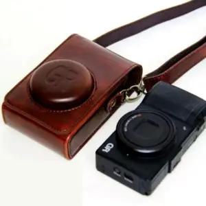리코 카메라 가죽 케이스 크로스백 가방