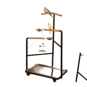 대형 앵무새 훈련용 새장 금강앵무 바닥형 코카투 스탠드