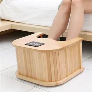 원적외선 건식 족욕기 햄록 원목 족욕기 가정용 전기 찜질 건강