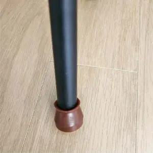 실리콘의자캡 원형 XS 진갈색 4P 1세트-WD10A1F__