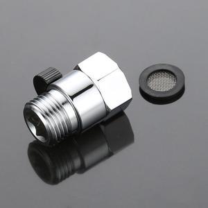 욕실 샤워 황동 접합 물 흐름 제어 밸브 Shu -off 각도 통해 직선 목욕 수도꼭지 액세서리