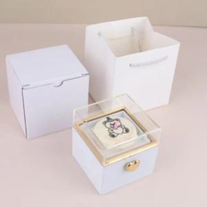 벤딩기 서프라이즈 팔찌 데이 고백 플립 상자 발렌타인 친구 선물 마법의 링 반지