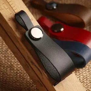 가죽 브릿지 스트랩 키링 가방 부자재 버클 홀더