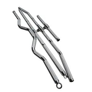 헬스직선바 바벨 스트레이트 랫풀 케이블손잡이 회전형 렛풀다운 핸들 손잡이 그립 컬바