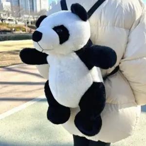 ( )패션가방 빅 백팩 가방 인형 판다 학생