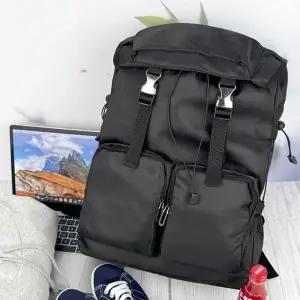 (색상 블랙)HL 백팩 노트북가방 대학생 회사원 캐주얼 가방 블랙