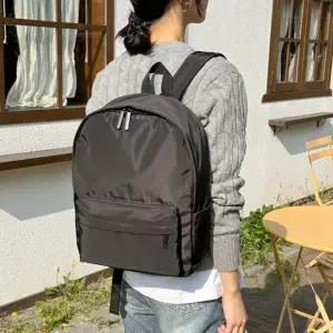 (색상 블랙)여성 학생 베이직 백팩 가벼운 대학생 책가방 여행용 가방