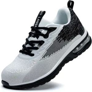 산업용 신발의 경량 통기성 안전 작업용 운동화 신발에 미끄럼 방지 유틸리티 슬립 방지용 랜스보 스틸