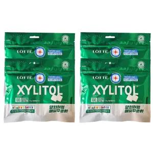 롯데 자일리톨 오리지날 리필 115g 4개
