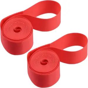 X AutoHOX 700C 27인치 자전거 휠 림 스트립 라이너 내부 튜브 보호 밴드 PVC 쌍