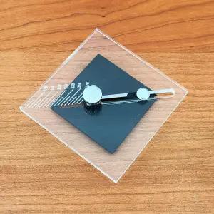 아우유브 트림 공개 도구 마킹 게이지용 조절 가능한 목공 정확한 잼 마킹을 위한 마감 및 검은색